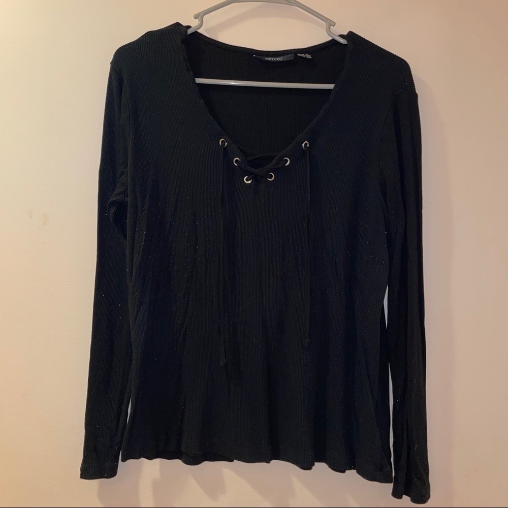 Long sleeve black shirt